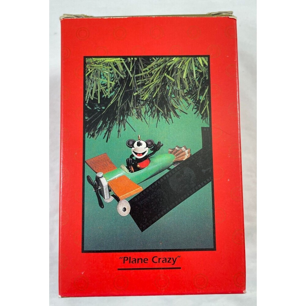 Plane Crazy Enesco Ornament Disney Mickey & Co Treasury Christmas Vintage